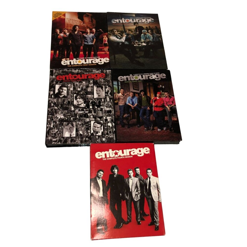 Entourage Complete Season 1,2, 3, and 4 - 13 Discs HBO Series Adrian Grenier